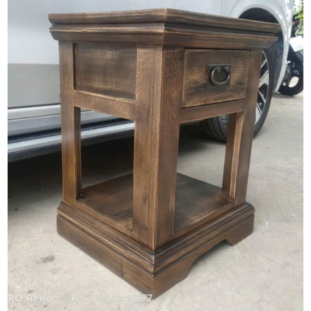 Dark Walnut Oil : Tủ Gổ Sồi 1 Ngăn Kéo